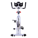 Cyclette Fitness Bianco nero rosso 107x48x100 cm 