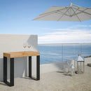 Consolle Allungabile 90-190x40x77 cm in Nobilitato Marrone