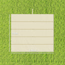 Telo per Pergola 250x255 cm con 10 Fori di Drenaggio in Poliestere  Crema      