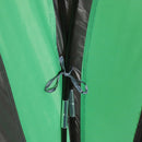 Tenda da Spiaggia Campeggio Protezione Raggi UV Verde e Grigio 3.3x3.3x2.55 cm 