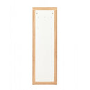 Pannello appendiabiti da ingresso 60x35x190 cm Wien 43 rovere bianco