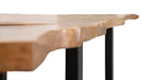 Tavolo da Pranzo Edge All 180-280x90x77 cm in Mango e Ferro      