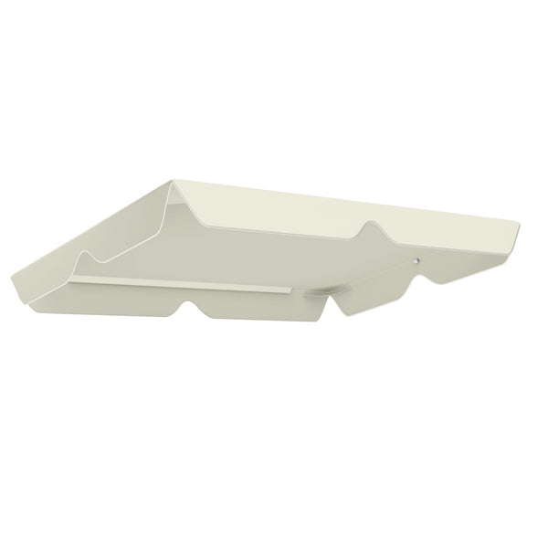 acquista Tetto di Ricambio per Dondolo 3 Posti 210x145 cm Impermeabile in Tessuto Oxford Bianco Crema