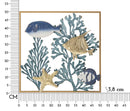 Pannello Fish 50,2x3,8x50,2 cm in Ferro Multicolor      
