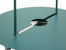 Lanterna Saturno Ottanio Twist Ø23x43 cm in Metallo e Vetro Verde acqua      