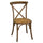 Sedia Impilabile 50x50xh88 cm in Legno Cross Marrone