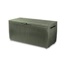Baule da Esterno Keter Springwood 123x53,5x57 cm in Resina Verde Seconda Scelta