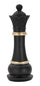 Regina Nera e Oro Ø 9x25,5 cm in Poliresina
