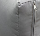 Salotto Angolare Tokyo con Cuscini in Alluminio Antracite