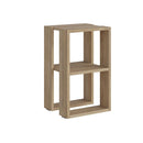 Comodino 1 Ripiano 55x30x34 cm in MDF Lonie Rovere