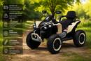 Quad Elettrico per Bambini ATV Safari Gold 24V con Telecomando Beige