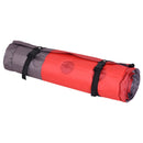 Materassino Gonfiabile da Campeggio con Cuscino PVC Rosso 191x63x5 cm 