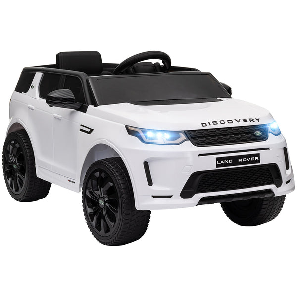 Macchina Elettrica per Bambini con Licenza Land Rover Discovery Sport 106x65,5x51 cm Bianco sconto