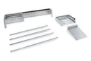 Cuoci Arrosticini con Barbecue a Carbone 120 cm Lisa Luxury Miami Grill 800+400