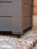 Fioriera da Giardino 100x42x40 cm in Polipropilene Trama 002 Ash Antracite