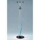 Appendiabiti in Acciaio e Legno Fumer Aron Silver/Wenge