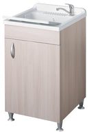 Mobile Lavatoio in Nobilato 45x50x85 cm 1 Anta Forlani Eco Olmo