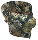 Poltrona Imbottita 65x65x75 cm in Tessuto Renier Savana
