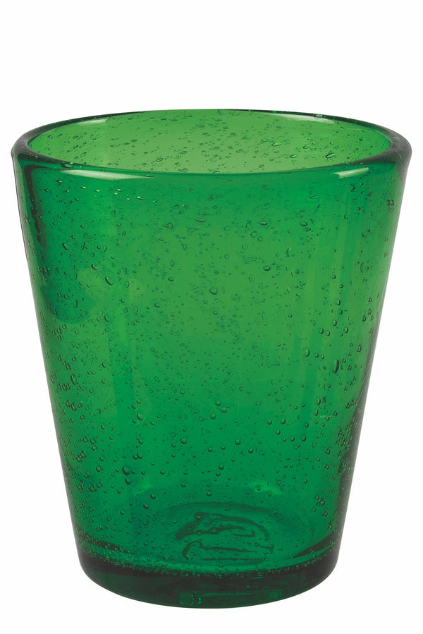 sconto Set 6 Bicchieri per Acqua in Pasta Di Vetro 250 ml Villa d'Este Home Tivoli Verde Scuro Cancun Satin