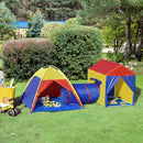 Tunnel 6 in 1 Gioco per Bambini 390x260x92 cm in Poliestere Multicolor