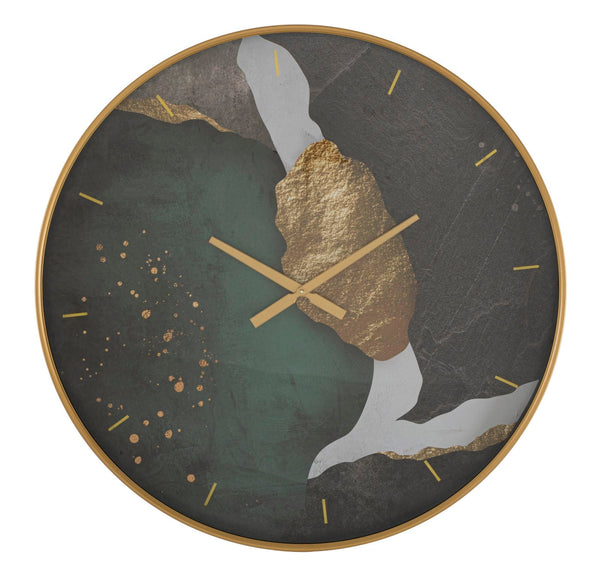 online Orologio da Muro Art Ø80x5,5 cm in Ferro MDF e Vetro Multicolor