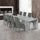 Consolle Allungabile 48/283x76x90 cm Italia cemento