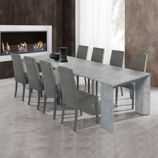 acquista Consolle Allungabile 48/283x76x90 cm Italia cemento
