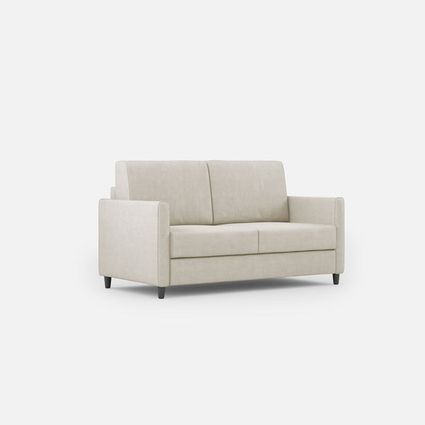 Divano 2 Posti 158x85x85 cm Karay in Tessuto Latte online