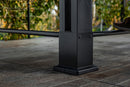 Gazebo Struttura Bar Keter Signature Bar 230x200x238 cm in Resina Effetto Legno Grigio Grafite e Noce