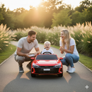Macchina Elettrica per Bambini 12V Licenza Ufficiale Audi RS E-Tron GT con Telecomando Rosso