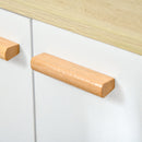 Mobile Multiuso 2 Ante 3 Ripiani 60x30x78 cm in Legno Bianco
