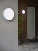 Plafoniera da Esterno a LED 15W Ovale con Fascia Sovil Doris Bianco