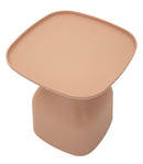Tavolinetto Gea Rosa 48x48x50 cm in Polipropilene Rosa      