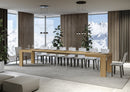 Tavolo Allungabile 140/400x90x77 cm Roxell Quercia Natura  