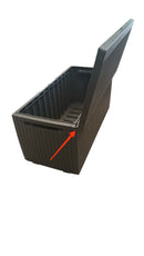 Baule da Esterno Keter Springwood 123x53,5x57 cm in Resina Verde Seconda Scelta