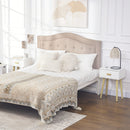 Set 2 Comodini 40,5x30,5x60 cm con Cassetto in Legno Color Rovere e Bianco      