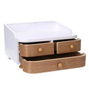 Portagioie in legno marrone cm 20x19xh13