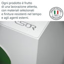 Mobile per Raccolta Differenziata 2 Scomparti 120 L 60x30x96 cm in Acciaio Verniciato Corten