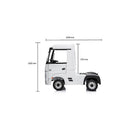 Camion Elettrico Truck per Bambini 12V con Licenza Mercedes Actros Bianco