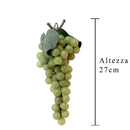 Set 6 Uva Artificiale Grossa per 88 Altezza 27 cm Verde