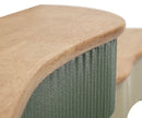 Mensole Frankfurt Coppia 86x18x12 cm in Gomma e Metallo      