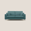 Divano 2 Posti 166x95x91 cm in Tessuto Azzurro
