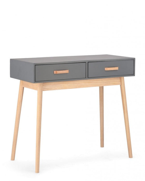prezzo Consolle 2 Cassetti 90x40x79 cm Ordinary in Legno Grigio