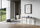Consolle Allungabile 90-196x40x78 cm in Nobilitato Bianco