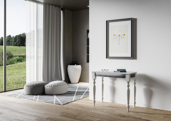 Consolle Allungabile 90-196x40x78 cm in Nobilitato Bianco online