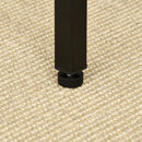 Set Bar Tavolino Alto e 4 Sgabelli in Metallo e Legno Rovere Chiaro
