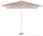 Ombrellone da Giardino 3x2 m Palo Ø38 mm in Alluminio e Poliestere Garden Grigio