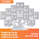 Cornice Portafoto Forma Albero della Vita 12 Posti 82 x 59 x 2 cm Idea Regalo