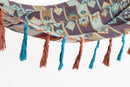Amaca da Giardino 200x96 cm in Poli-Cotone Santander Azzurro-Beige