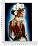 Dipinto su Tela Laccato Isabel con Cornice 72x4x102 cm in Pino e Tela e Plastica      